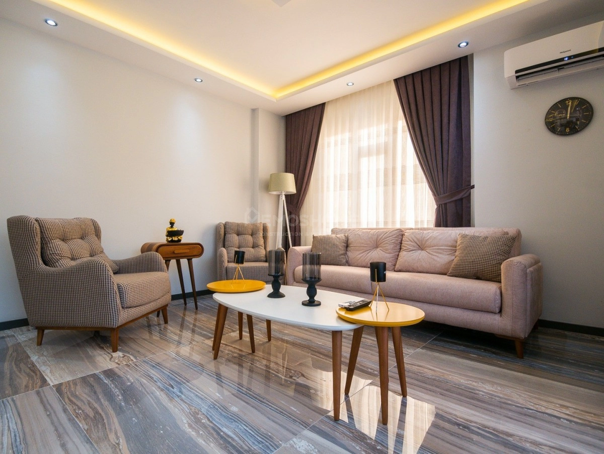 Möblierte 1+1 Wohnung Alanya Zentrum