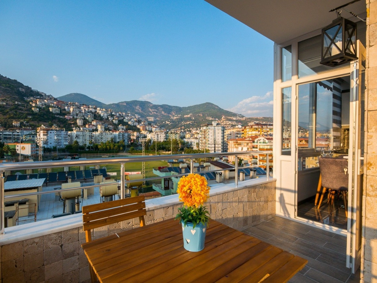 Möblierte 1+1 Wohnung Alanya Zentrum