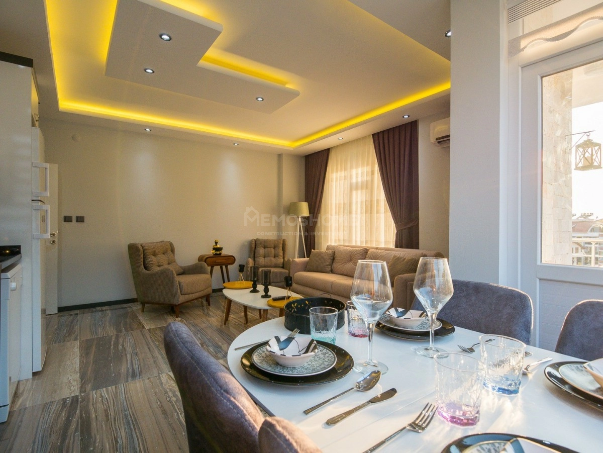 Möblierte 1+1 Wohnung Alanya Zentrum