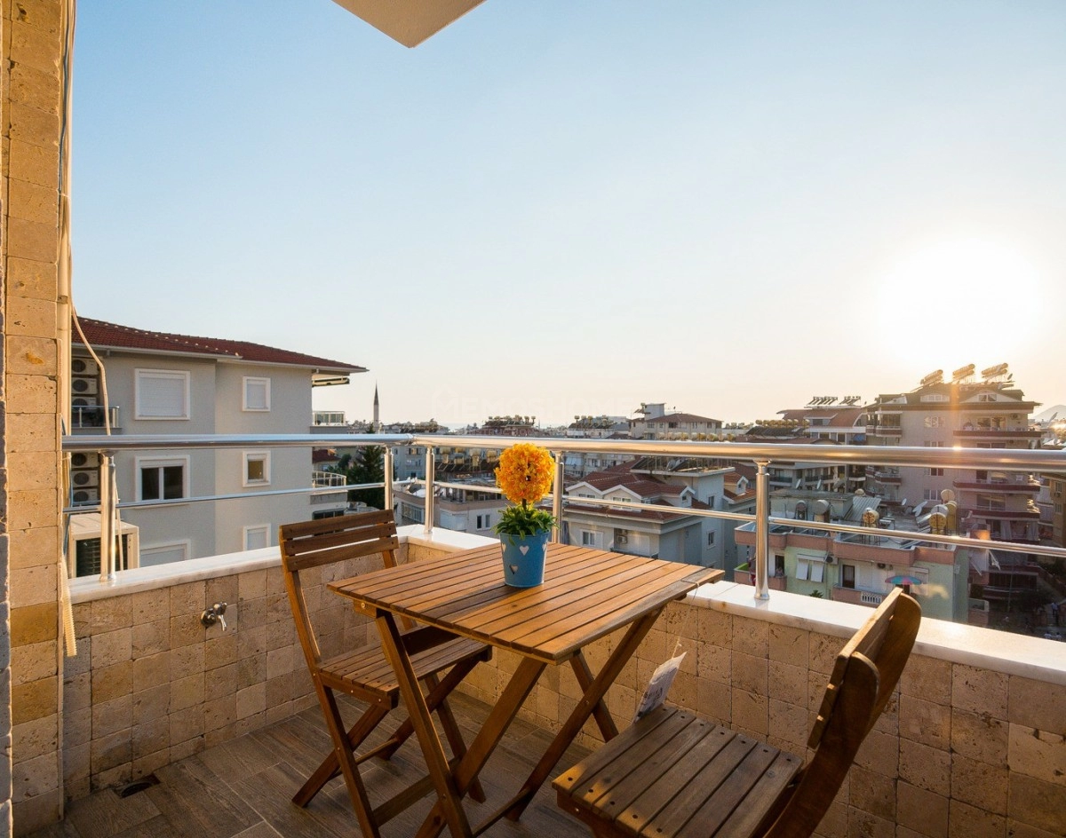 Möblierte 1+1 Wohnung Alanya Zentrum