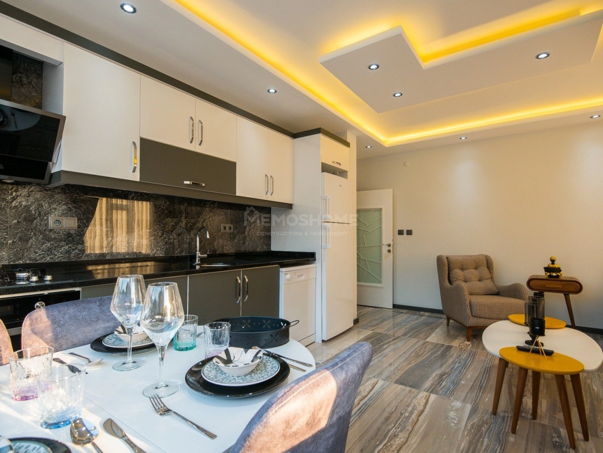 Möblierte 1+1 Wohnung Alanya Zentrum