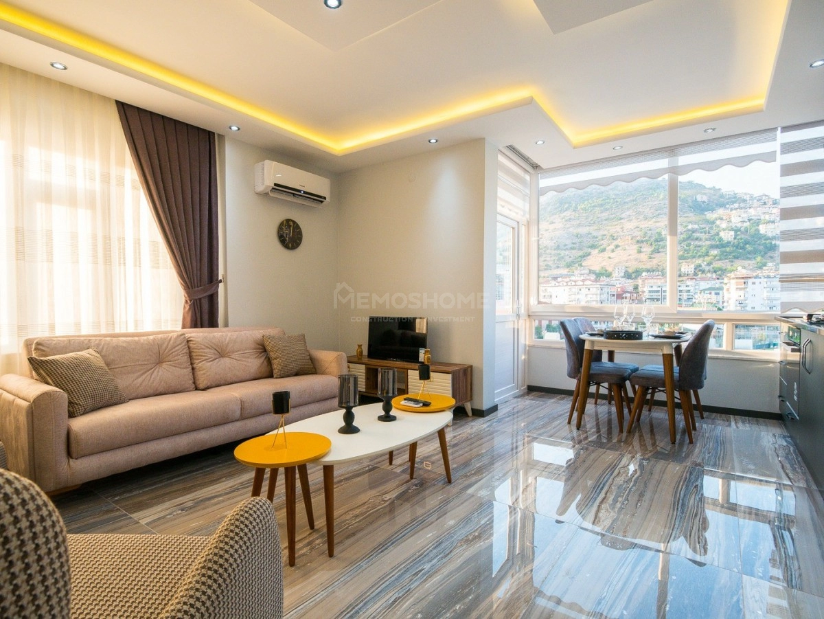 Möblierte 1+1 Wohnung Alanya Zentrum