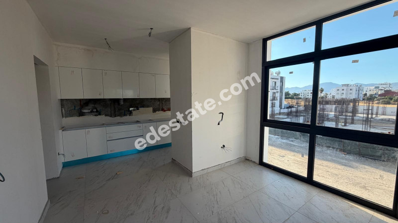 Lefkoşa Küçük Kaymaklı Bölgesinde Türk Koçanlı 2+1 Daireler