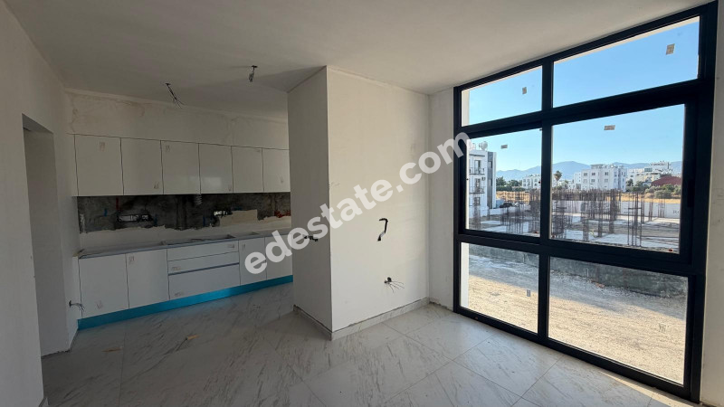 Lefkoşa Küçük Kaymaklı Bölgesinde Türk Koçanlı 2+1 Daireler