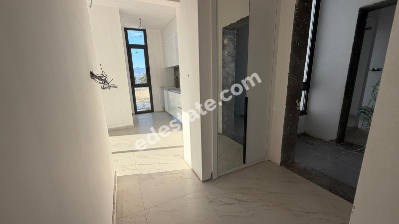 Lefkoşa Küçük Kaymaklı Bölgesinde Türk Koçanlı 2+1 Daireler