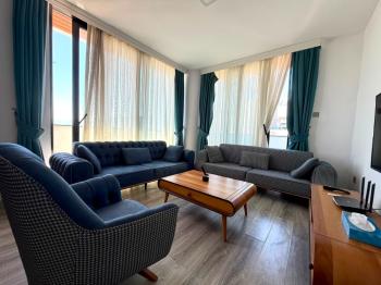 Kıbrıs Girne Merkez Magic Plus Residence Türk Koçan Full Eşyalı Şehir ve Dağ Manzaralı Satılık 2+1 Daire