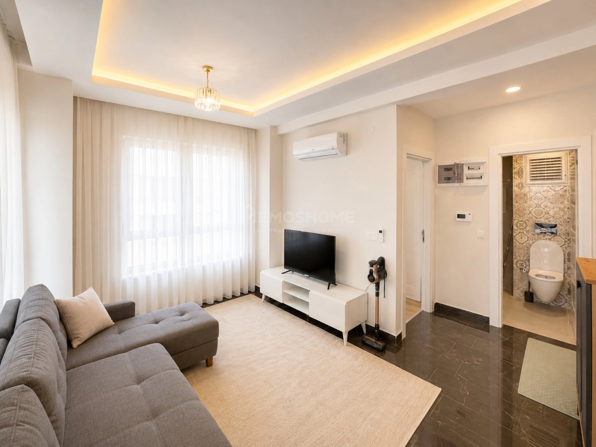 Furnished 1+1 For Sale Tekinoglu Residence