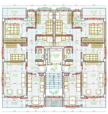 AFYON ÜÇOK EMLAKTAN KANLICA MAH SIFIR 3+1 120M² DAİRELER 