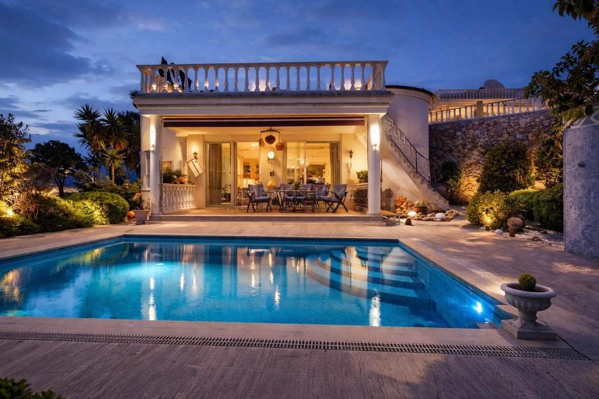 Kargıcak'ta Deniz Manzaralı Lüks Villa