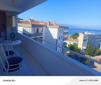 MUDANYA ÖMERBEY'DE BUDO'YA YAKIN, DENİZ MANZARALI / SEZONLUK KİRALIK 2+1 ARA KAT DAİRE