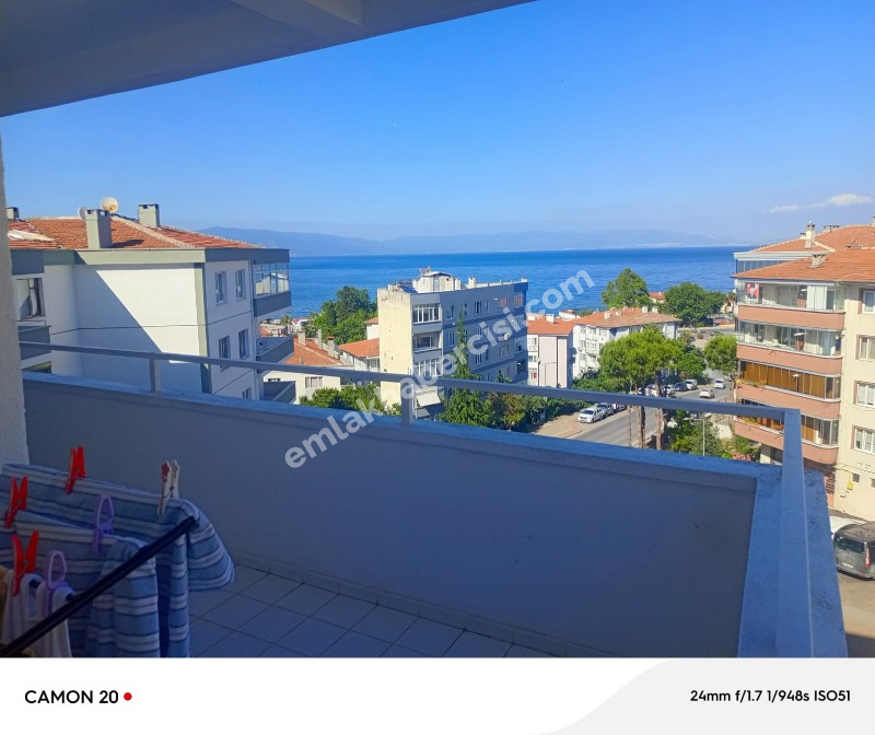 MUDANYA ÖMERBEY'DE BUDO'YA YAKIN, DENİZ MANZARALI / SEZONLUK KİRALIK 2+1 ARA KAT DAİRE