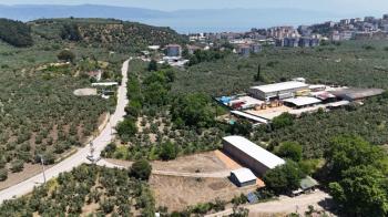 MUDANYA IŞIKLI YOLU'NDA 2.600M2 ARSASI, 440 M2 KAPALI ALANI OLAN KİRALIK DEPO