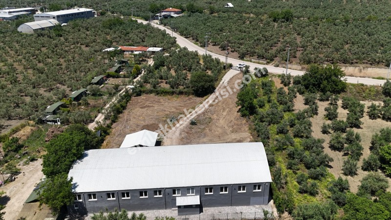 MUDANYA IŞIKLI YOLU'NDA 2.600M2 ARSASI, 440 M2 KAPALI ALANI OLAN KİRALIK DEPO