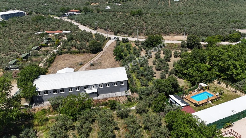 MUDANYA IŞIKLI YOLU'NDA 2.600M2 ARSASI, 440 M2 KAPALI ALANI OLAN KİRALIK DEPO