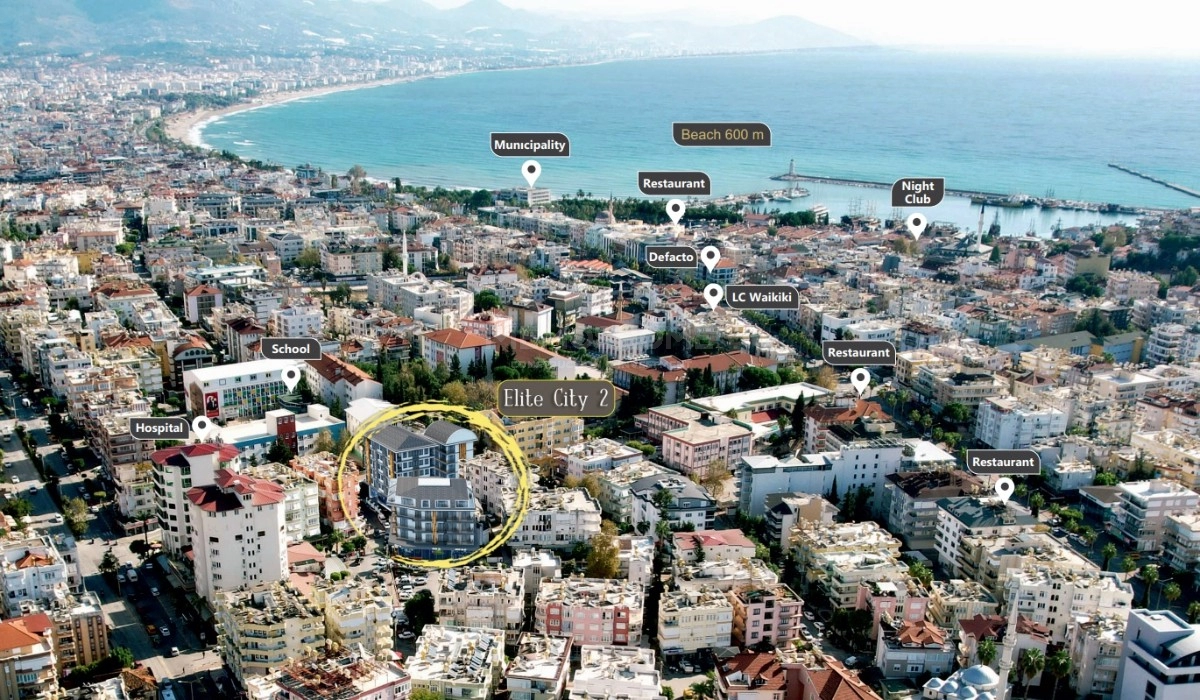 Elit City B 1+1 daire