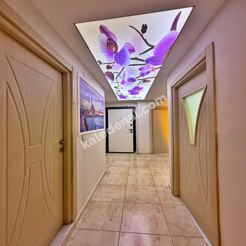 GENİŞ m2 MERKEZİ KONUM ŞIK TASARIM 2+1 BAHÇE KATI SATILIK DAİRE