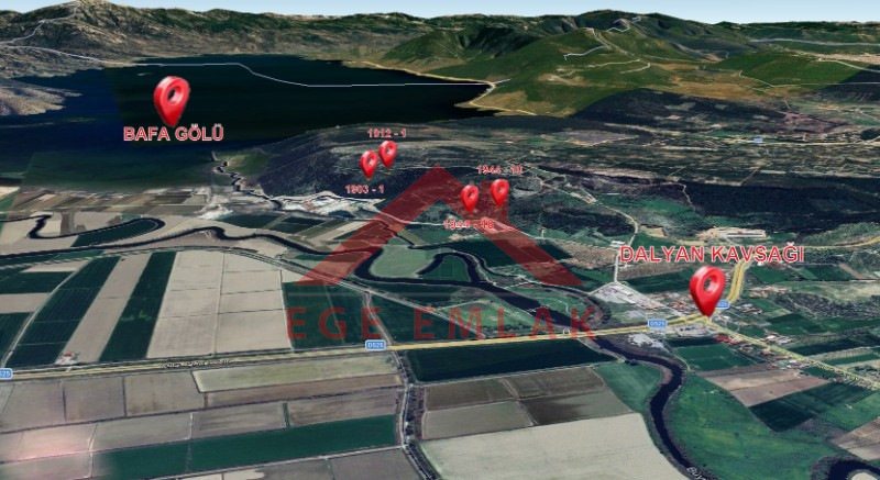 Didim Akyeniköy Satılık Arsa - 584 m2 Müstakil Köşe Parsel