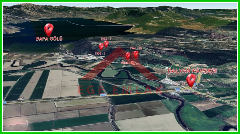 Didimde Satılık İmarlı Arsa - 515 m2 Bodrum Yoluna ve Bafa Gölüne Yakın