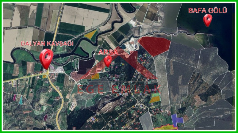 Didim Akyeniköy Satılık Arsa - 584 m2 Müstakil Köşe Parsel