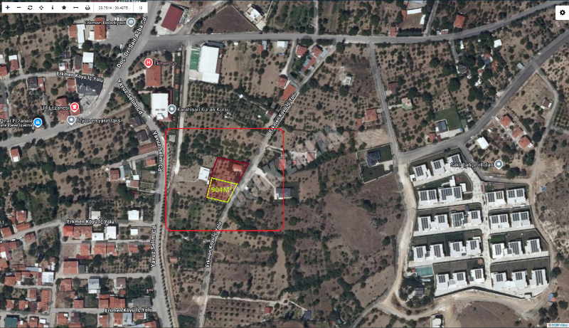 AFYON ÜÇOK EMLAKTAN ERKMEN DE KİRALIK 904M² BAHÇE