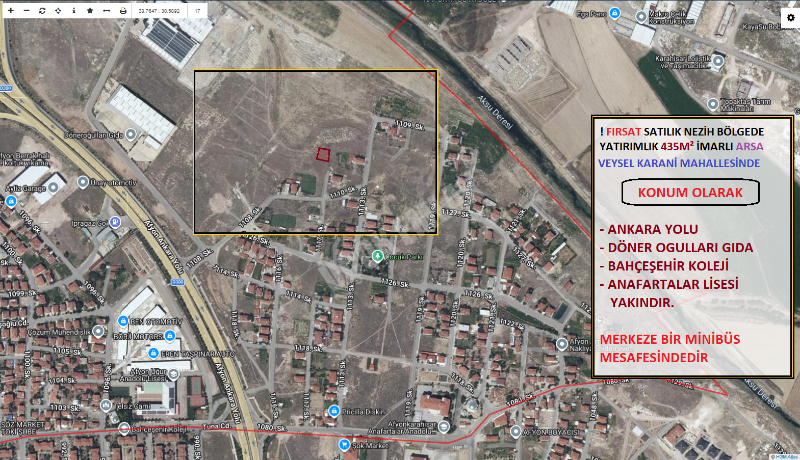 * AFYON ÜÇOK EMLAKTAN VEYSEL KARANİ MAH SATILIK 435M² YATIRIMLIK ARSA *