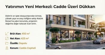 Didim Merkezde Satılık Ticari İmarlı Sıfır İş Yeri | Ege Emlak