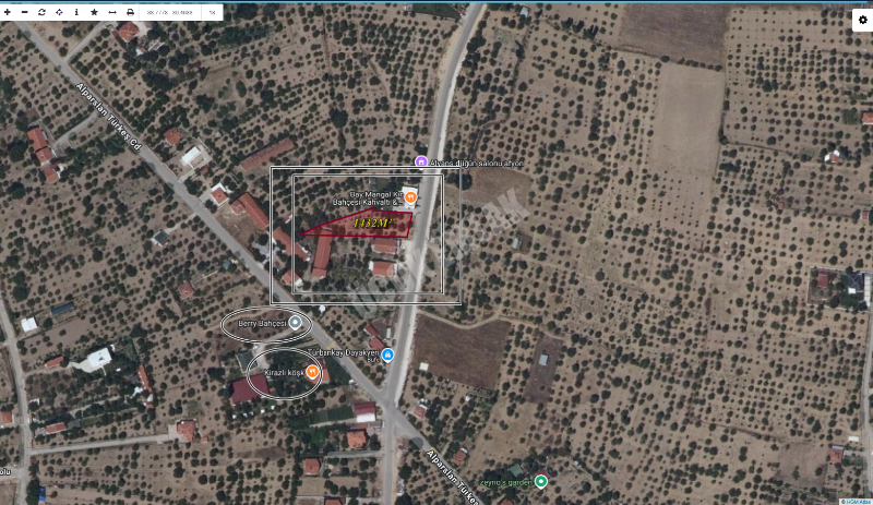 * AFYON ÜÇOK EMLAKTAN ÇAKIR MAH KİRALIK 1.432M² HOBİ BAHÇESİ *