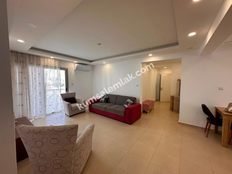KUMSALDA PAŞA OTEL KARŞISINDA LÜKS APARTMANDA 2+1 FUL EŞYALI KİRALIK DAİRE 