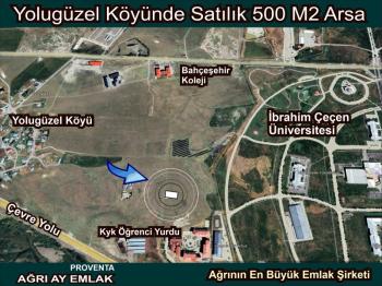 Ağrı Merkez Yolugüzel'de Satılık 500m² Yatırım Arsası