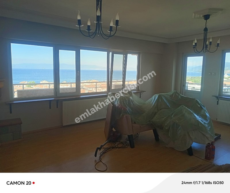 MUDANYA ÖMERBEY'DE PANORAMİK DENİZ MANZARALI 3+1 SATILIK 170 M2 DAİRE