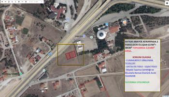 AFYON ÜÇOK EMLAKTAN SİNANPAŞA AKÖREN YOL KENARI SATILIK ARSA