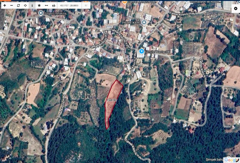 DijitalEmlak’tan Nİlüfer Tahtalı’da İmar Sınırında Satılık 5.900 m2 Yatırımlık Kıymetli Arazi. 