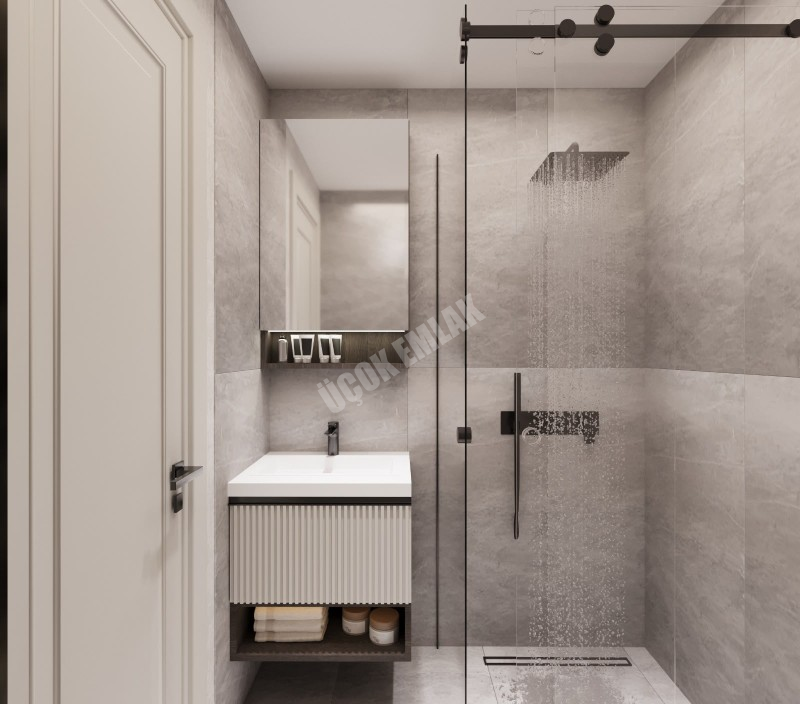 AFYON ÜÇOK EMLAKTAN KARŞIYAKA MAH 4+1 130M² EBEVEYN BANYOLU SIFIR SATILIK DAİRE 