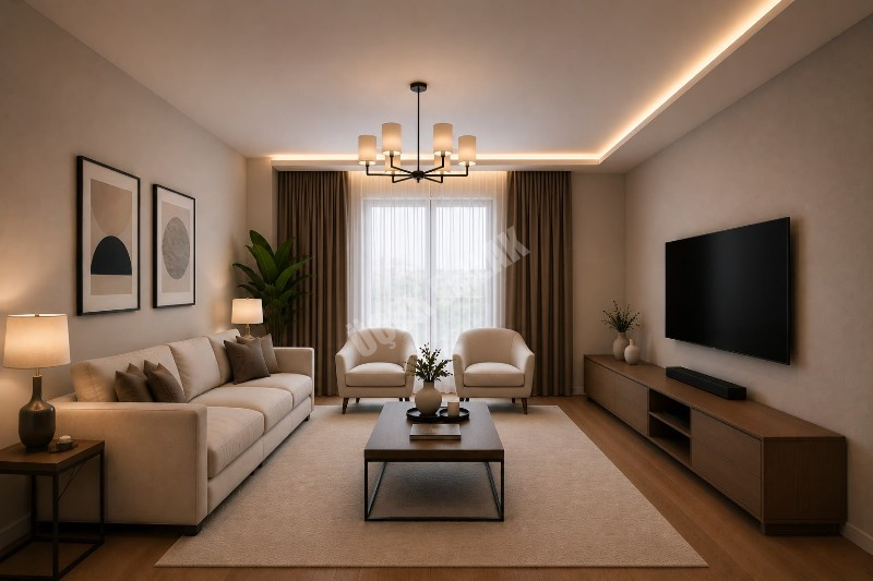 AFYON ÜÇOK EMLAKTAN KARŞIYAKA MAH 4+1 130M² EBEVEYN BANYOLU SIFIR SATILIK DAİRE 