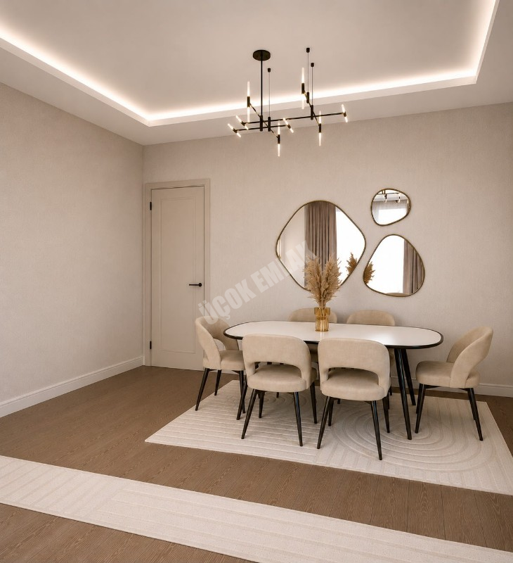 AFYON ÜÇOK EMLAKTAN KARŞIYAKA MAH 4+1 130M² EBEVEYN BANYOLU SIFIR SATILIK DAİRE 
