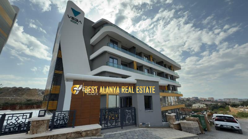 VEGA ICON RESIDENCE – OBA / ALANYA | UZUN DÖNEM KİRALIK FULL EŞYALI 1+1 DAİRE