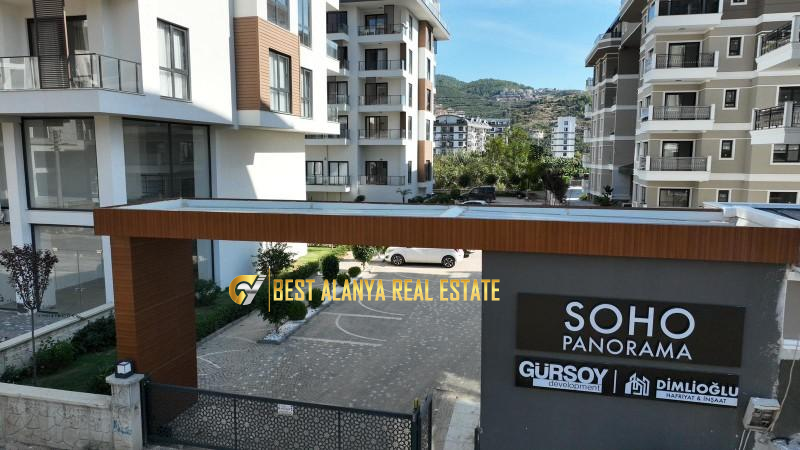 SOHO PANORAMA NO:2 – KARGICAK / ALANYA | KİRALIK FULL EŞYALI 1+1 DAİRE