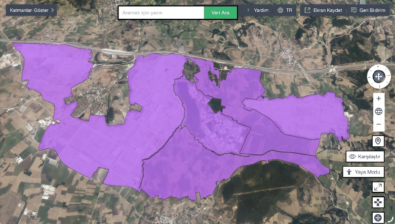 DijitalEmla'tan İkizce arkatarafta TEKNOSAB bitişiği 19.650 m2 Satılık Yatırımlık Kıymetli Arazi.