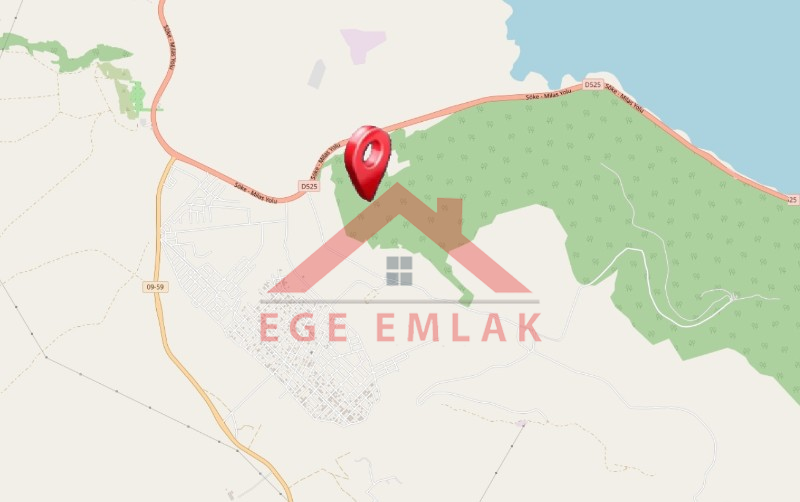 Didim Akyeniköy Akarkuyu’da Bodrum Yoluna Yakın 307 m² Satılık Arsa