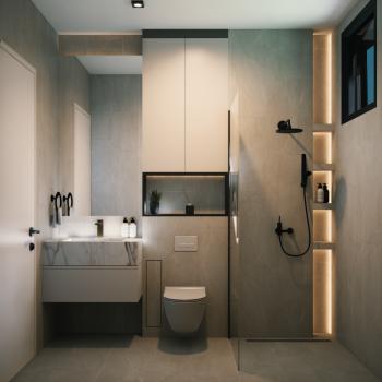 GİRNE MERKEZ'DE KAPANMAZ DENİZ MANZARALI 2+1 LÜKS DAİRELER - 80 m²