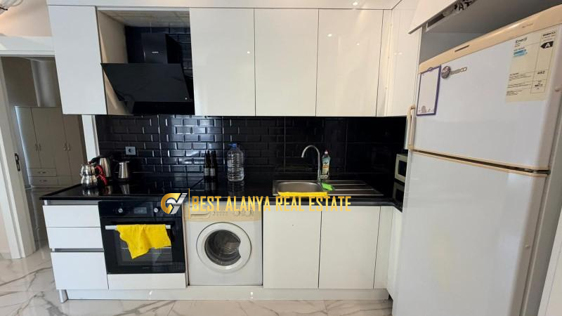 GÜLLERPINARI MAHALLESİ – ALANYA MERKEZ | KISA DÖNEM KİRALIK FULL EŞYALI 1+1 DAİRE