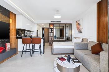 Kıbrıs İskele Long Beach Bölgesinde Satılık Stüdyo Daire