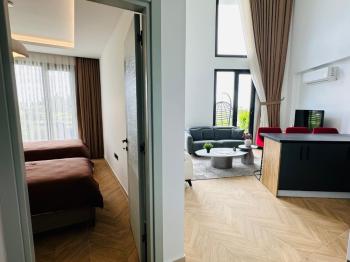 KKTC GİRNE LAPTADA DENİZ MANZARALI EŞYALI SATILIK 2+1 LOFT DAİRE