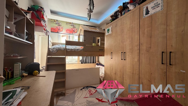 Elmas'tan Doğalgazlı İskanlı Denize Yürüme  Mesafesinde 3+1