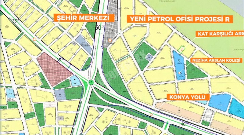AFYON ÜÇOK EMLAKTAN ALİ İHSAN PAŞA MAH 1.000M² KAT KARŞILIĞI ARSA 