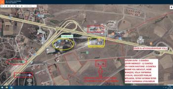 AFYON ÜÇOK EMLAKTAN SİNANPAŞA BOZKIR MEVKİNDE 673M² SATILIK ARSA 