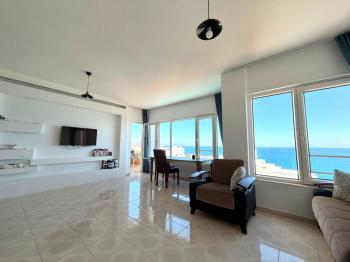 Kıbrıs Girne Kaşgar Full Deniz Manzaralı Tadilatlı 3+1 Kiralık Daire