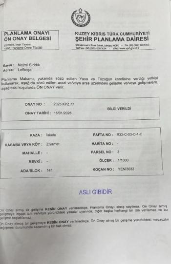    Ziyamet'de arsa nitelikli arazi