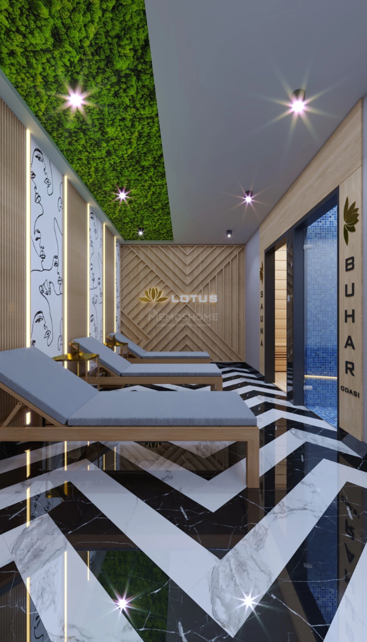 1+1 Apartment for Sale Mahmutlar Lotus Residence