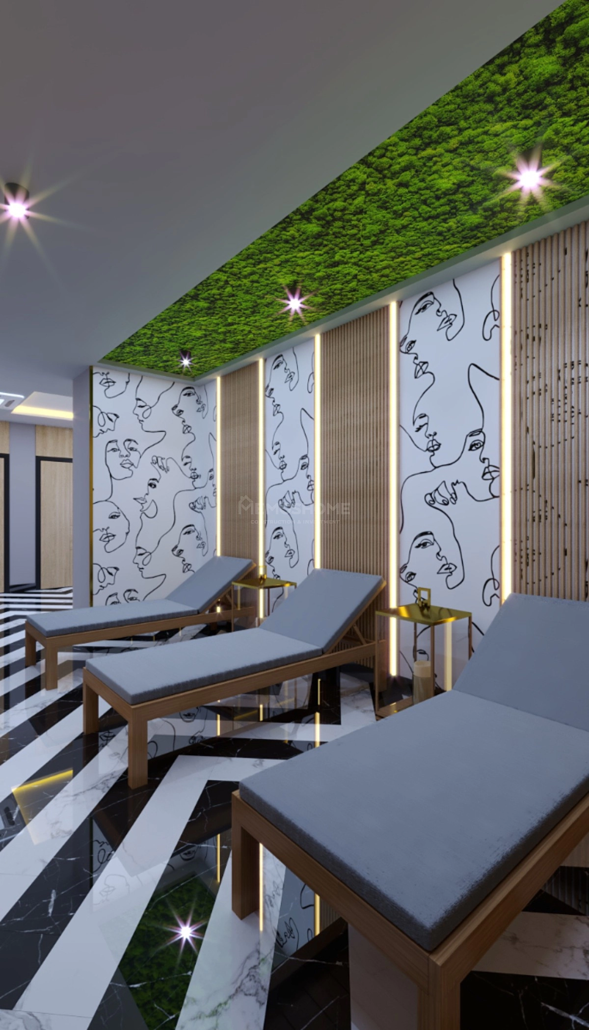 1+1 Apartment for Sale Mahmutlar Lotus Residence
